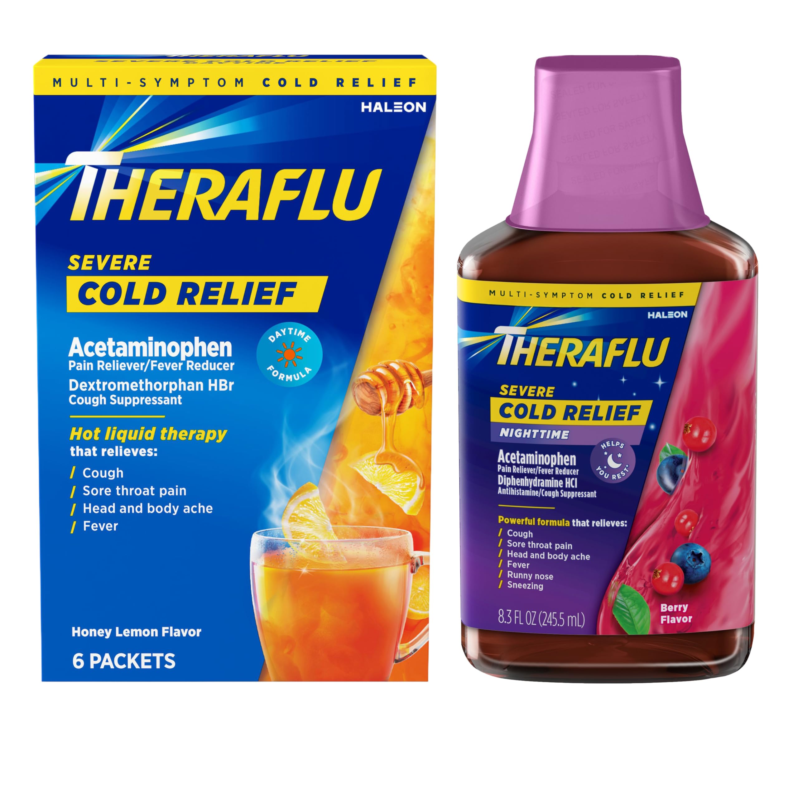 Theraflu Combo Nighttime Daytime Relief