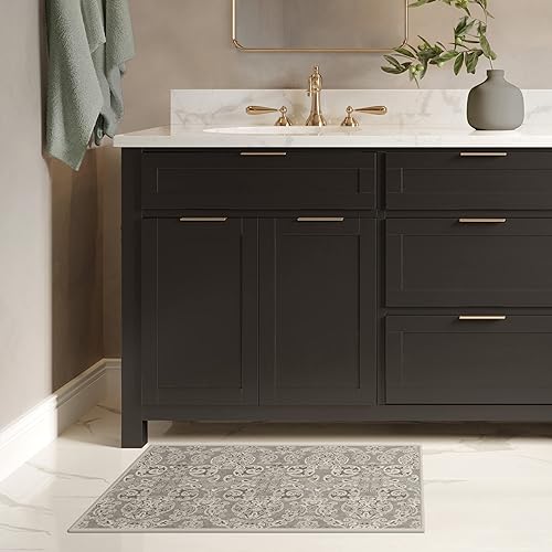 Miniatura 2 de RUGGABLE x Disney - Alfombra lavable tradicional de Mickey Mouse, perfecta para sala de juegos, baño de niños, apta para mascotas y niños,