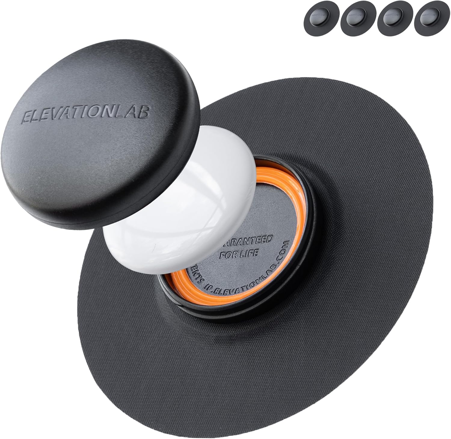 Elevation Lab AirTag Fabric Extreme (4 Pack) - TagVault™ - Waterproof AirTag Fabric Mount | Secure & Discreet | for Luggage, Purses, Backpacks, Jackets & More