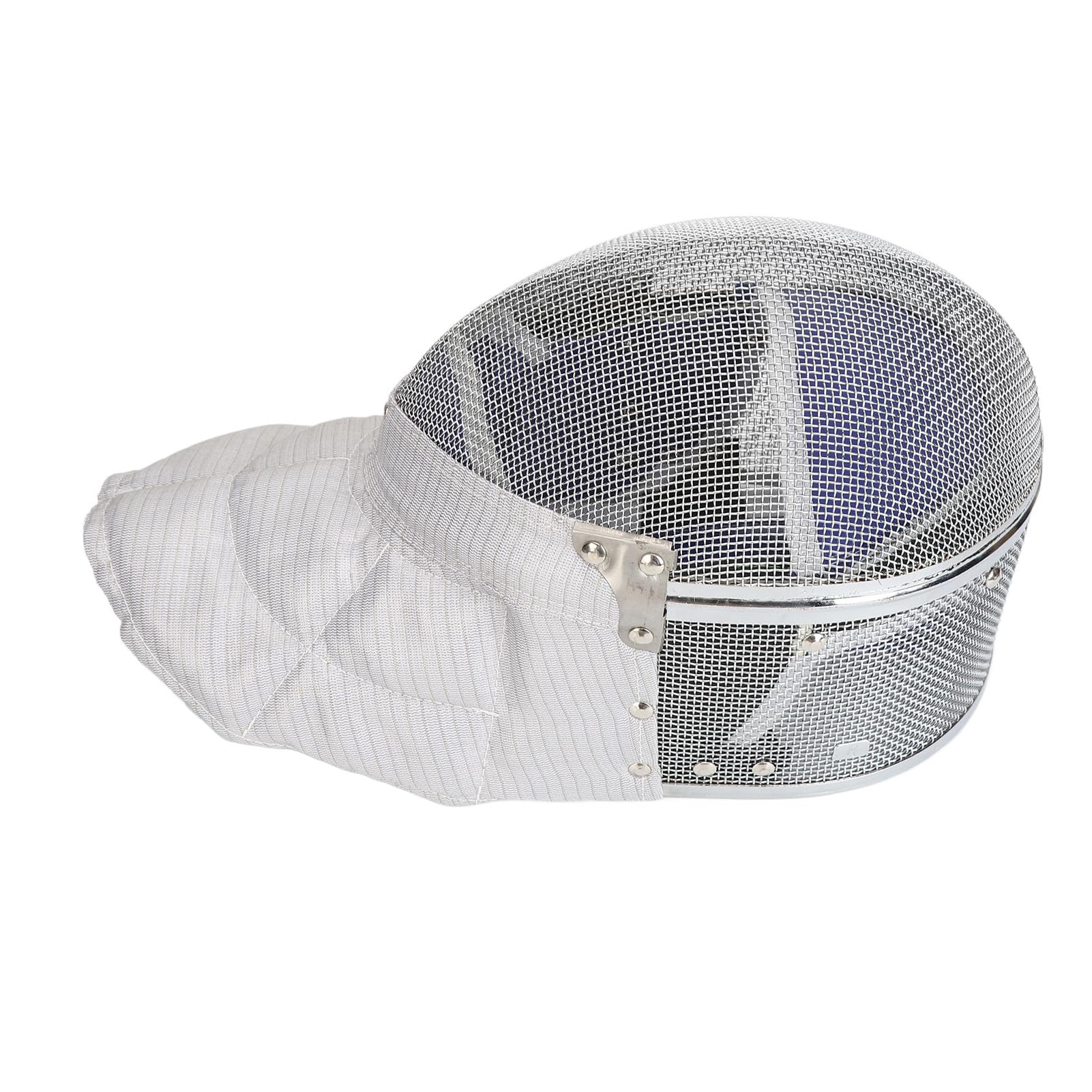 Dilwe Casco de Espada de Esgrima, Malla de Acero de Alta Resistencia, Cuero, Forro Desmontable, Certificado CE