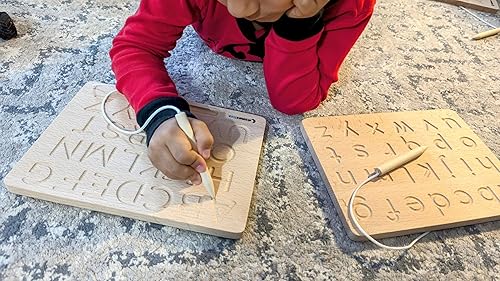 Miniatura 2 de Cosmo - Tableros educativos Cosmo Montessori, letras del alfabeto, trazado, manualidades por Cosmo (impresión reversible lisa)