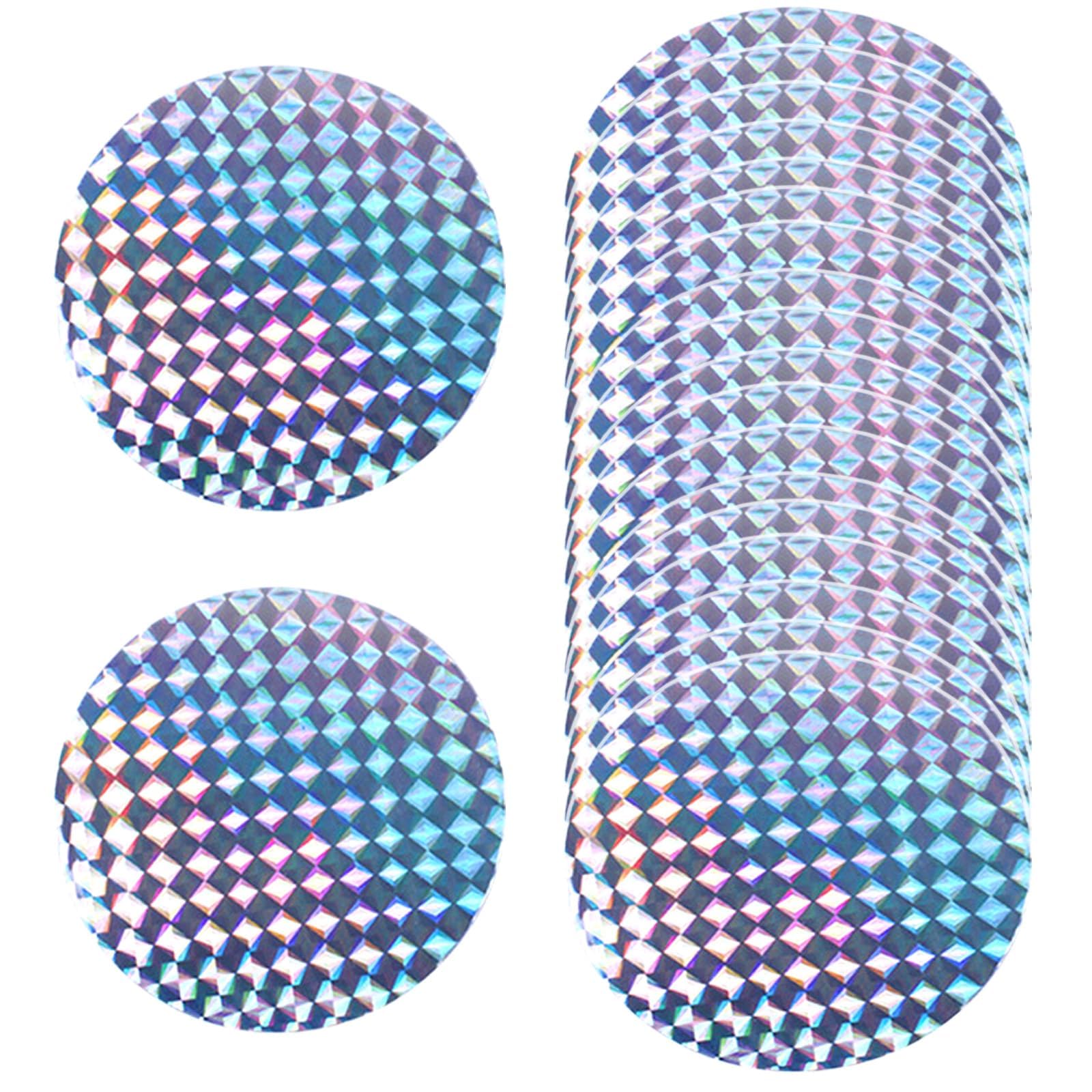 20Pcs Reflective Disc, Pigeon Repellent for Balcony Bird Deterrent | lti-angle reflective surface, weatherproof anti-fade coating, self-adhesive easy install, multi outdoor scene compatible-image-32