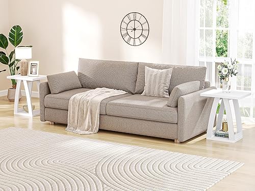 Miniatura 7 de Mesas auxiliares para sala de estar, juego de 2. Mesas auxiliares para sala de estar. Mesa auxiliar al lado del sofá. Mesa auxiliar moderna para el