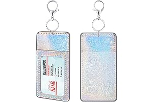 2-Piece Glitter ID Badge Holder: Secure and Stylish for Any Occasion