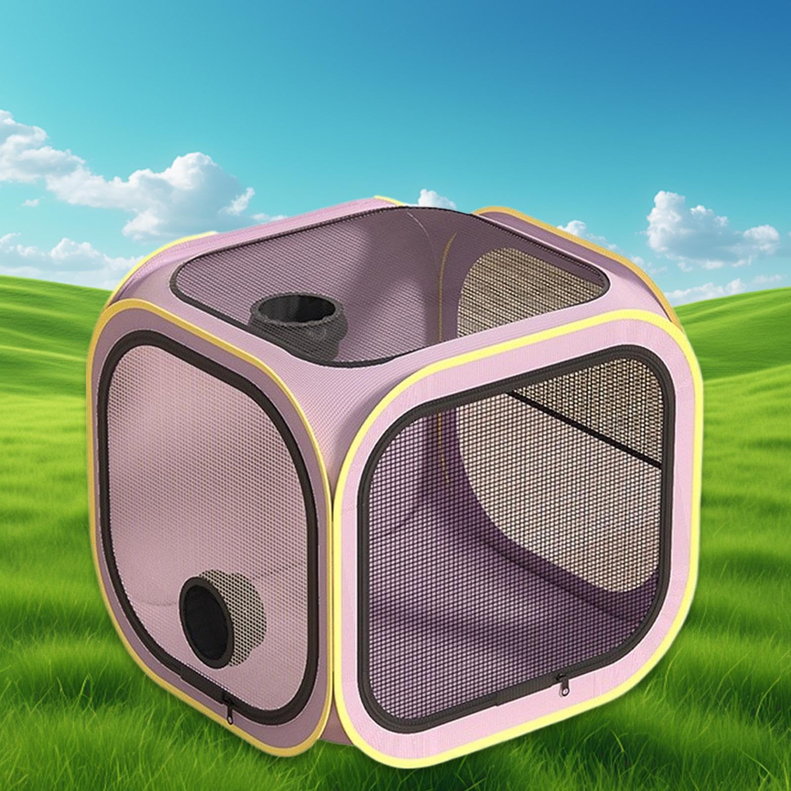 de secado para mascotas, jaula de secado plegable para perros, gatos, para en casa, en el baño, en las tiendas de aseo, para el lavado, al aire libre, en la habitación