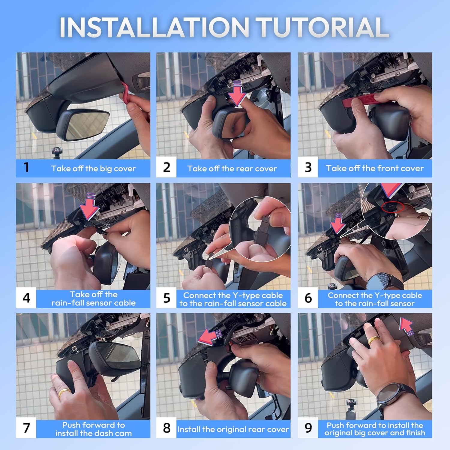 Single Channel 4K Dash Cam for Audi 2019-2026 A4 A6 Allroad A3 A5 Q5 S4 S6 Q7 A8 Q8 S8 TT A7 S5 Q3 e-tron,OEM Style,Loop Recording,Easy Installation,WiFi & App,64G Card