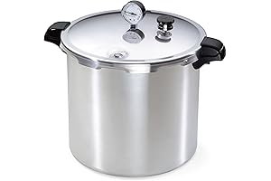 Presto 01781 23-Quart Pressure Canner and Cooker in Silver