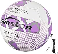 Vista 8 de Senston Voleibol Oficial Tamaño 5 – Balón de voleibol suave impermeable para interiores y exteriores, para niños, jóvenes y adultos, juego de playa