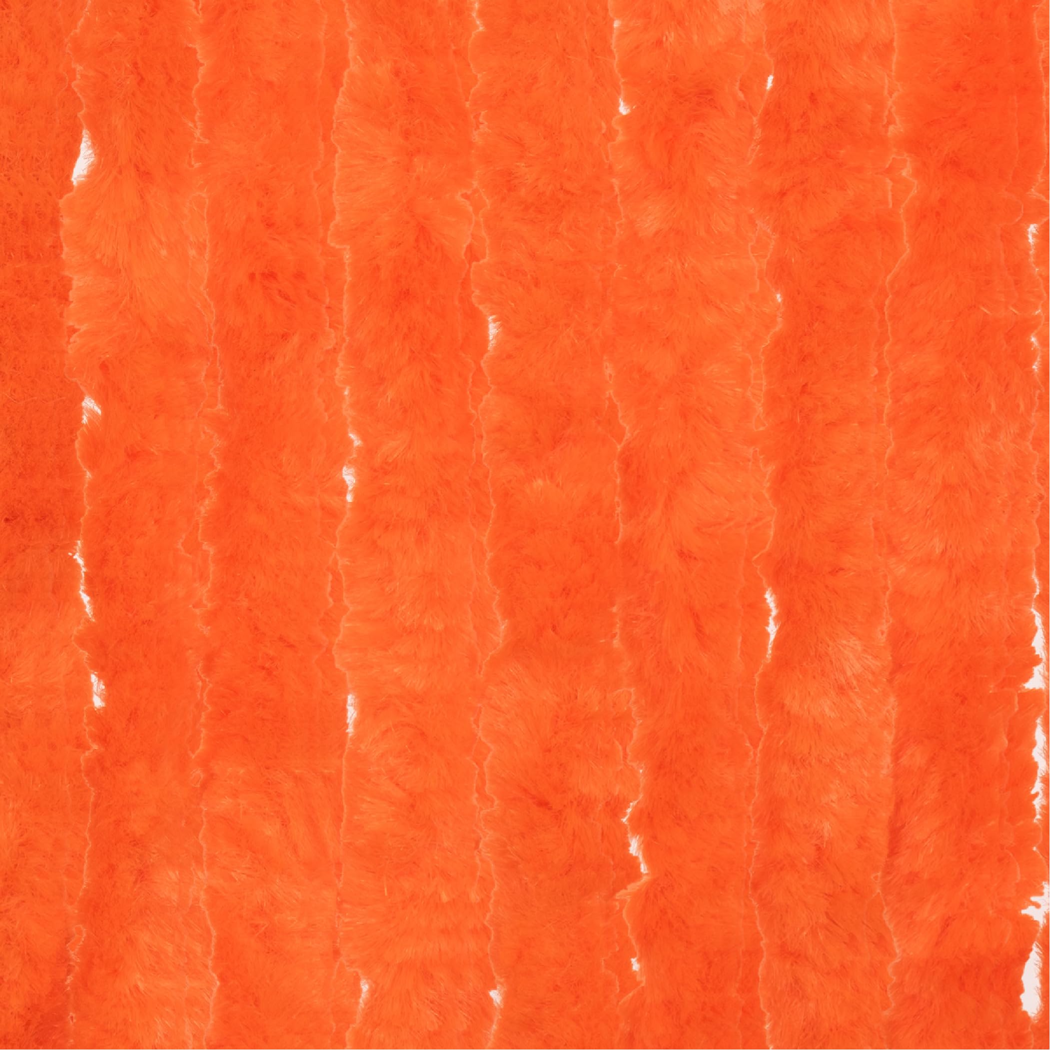 Moritz Rideau de porte en chenille - 90 x 200 cm - Orange - Moustiquaire - Pour camping, caravane