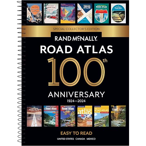 Rand McNally 2024 Midsize Easy to Read - 100th Anniversary Collector’s Edition