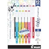 FriXion Fineliner Erasable Marker Pens, Fine Point 0.5 mm, Pack of 12, Assorted Colors, Erasable Pens - Ideal for School, Journaling, & Office Writing
