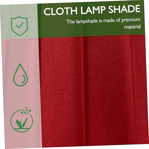 Miniatura 6 de DOITOOL Pequeña pantalla plisada blanca única lámpara sombra decoración para sala de estar