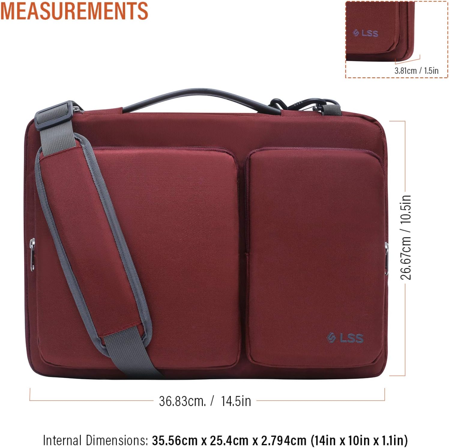 LSS Laptop Bag for Men/Women