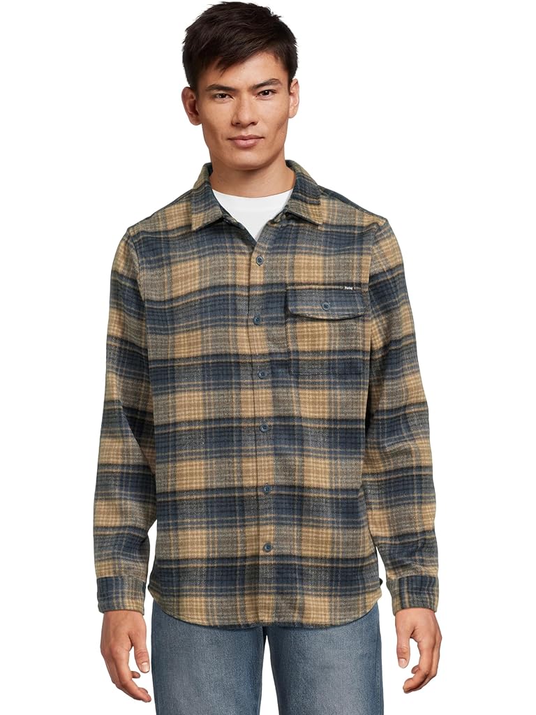 Blue Hurley Portland Heavyweight Flannel