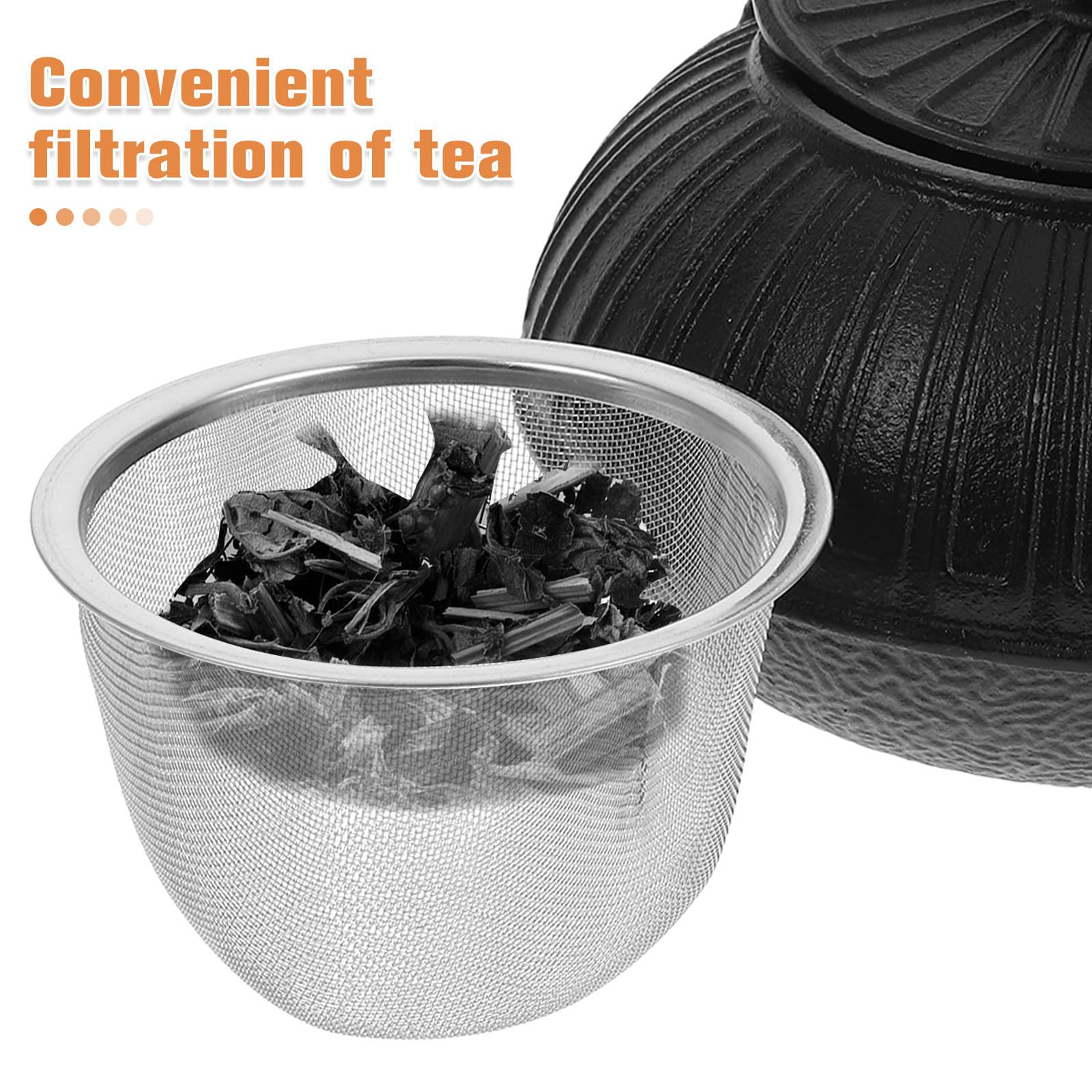 Tetera de Hierro Fundido de Estilo Japonés Infusor para Preparar Té, Capacidad 600ml, Diseño Elegante y Multifuncional Adecuado para Cocina y Compartir en Familia