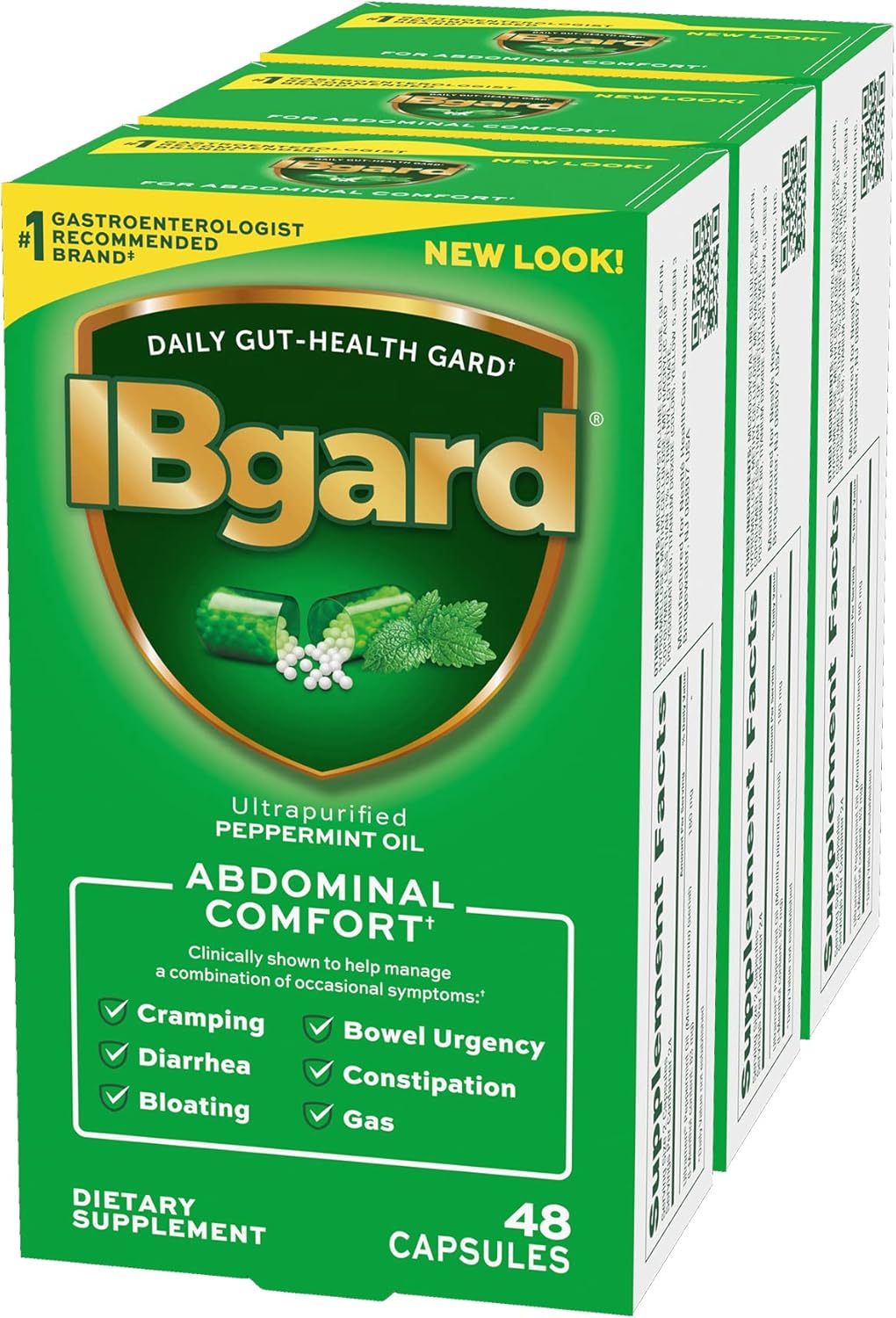 Amazon IBgard Gut Health Supplement, Peppermint Oil Capsules for