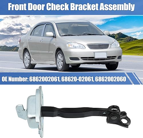 Miniatura 2 de X AUTOHAUX Limitador de la correa de retención de la puerta delantera izquierda 68620-02061 para Toyota Prius 2004-2009 para Toyota Corolla Matrix