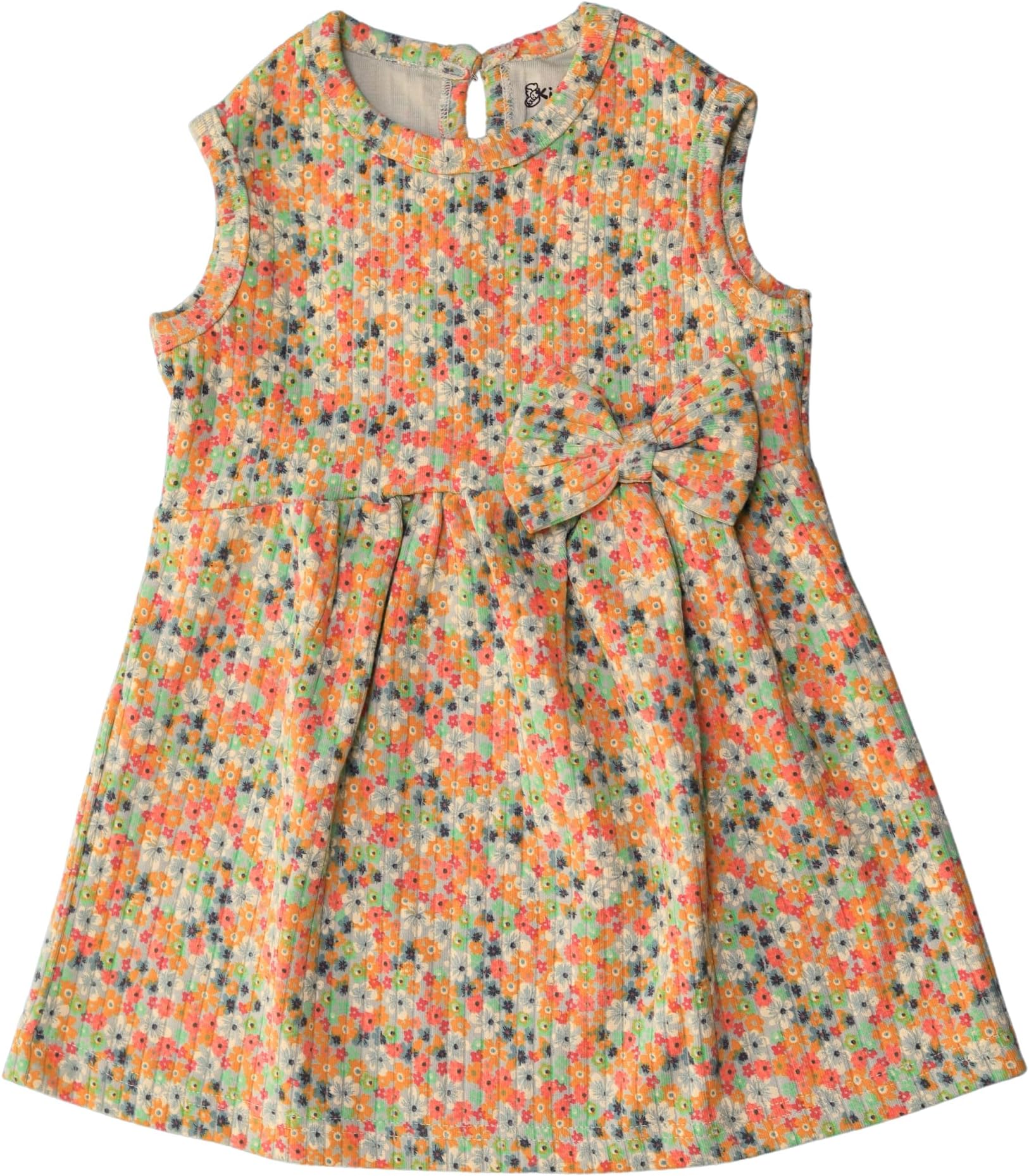 100% Cotton Casual Sleeveless Frock/Dress for Babies and Toddlers, 6 Months to 2 Years