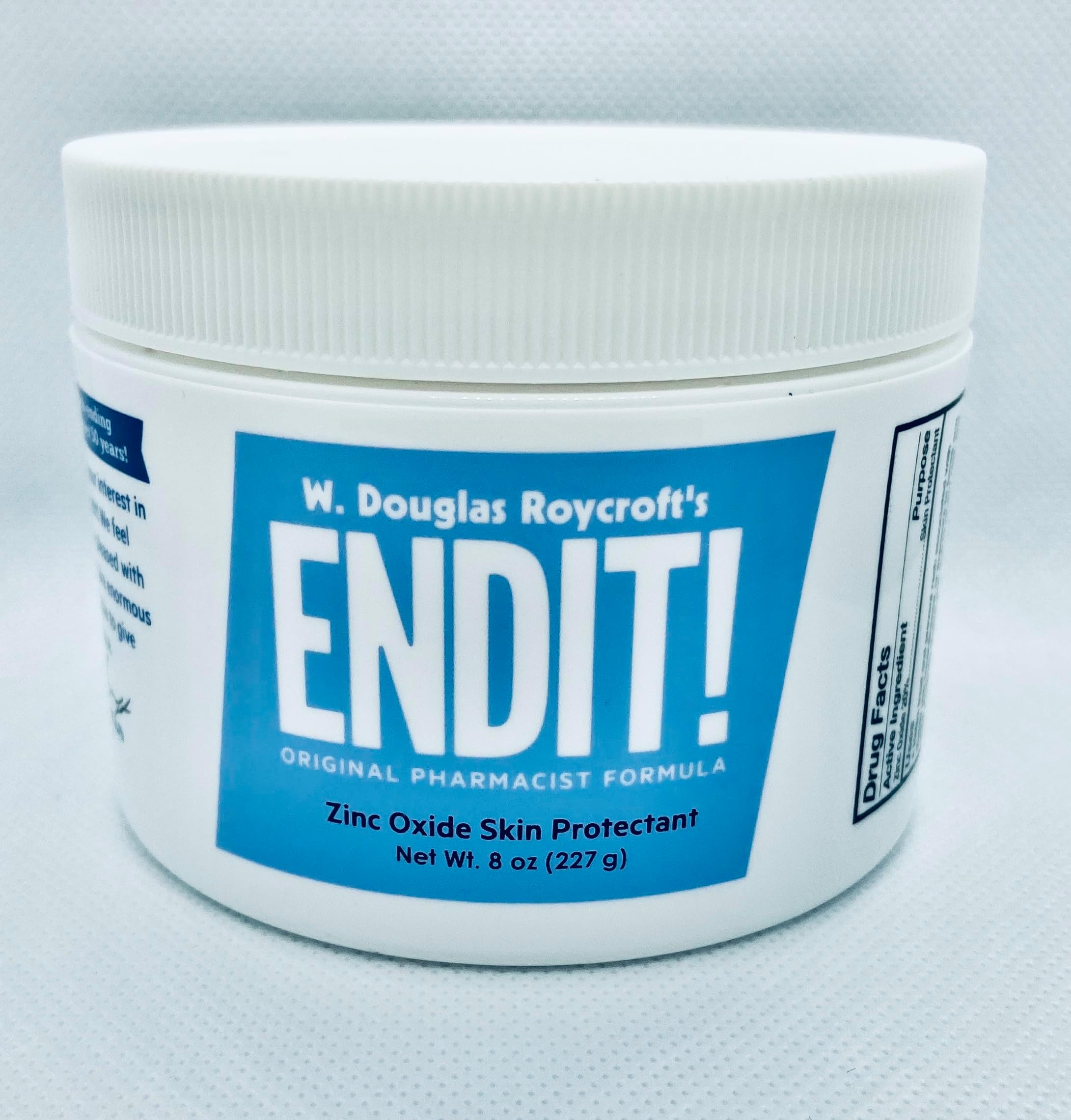 EndIt Topical Ointment – Quick Relief for Diaper Rash, Various Rashes & Poison Ivy, 20% Zinc Oxide Healing Cream for Daily Relief & Prevention