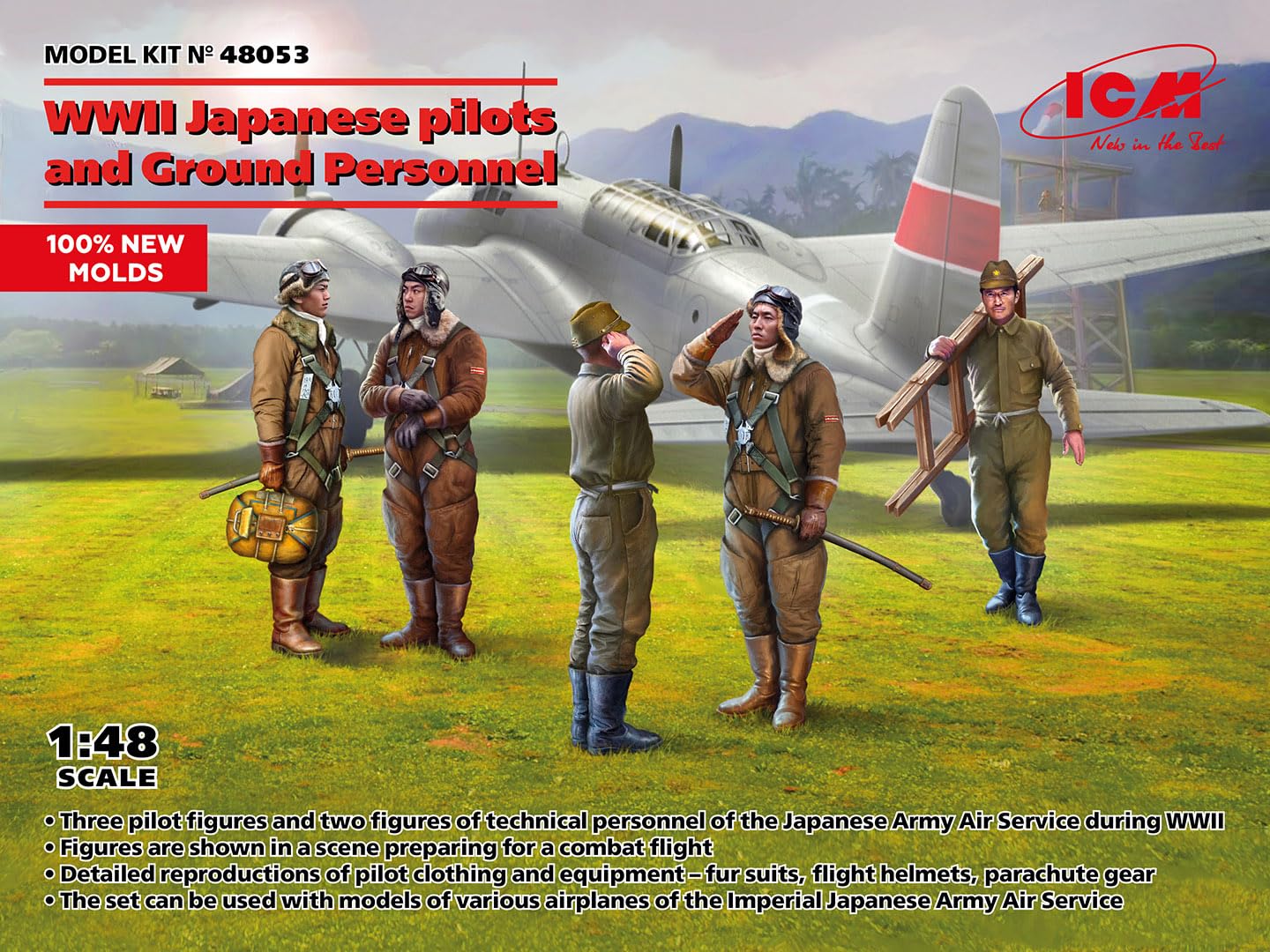 Amazon.com: ICM 48053 - Japanese Pilots and Ground Personnel WWII