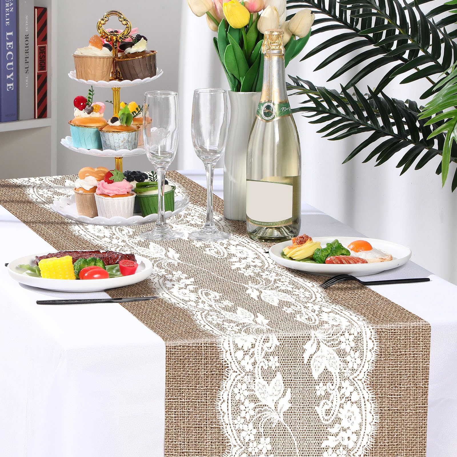 Snapklik.com : Newwiee 12 Pack Plastic Table Runner 14 X 108 Inch ...