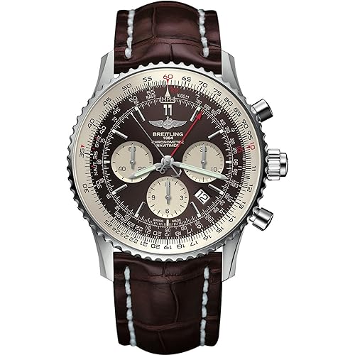 Breitling Mens Navitimer Rattrapante Bronze Watch AB031021