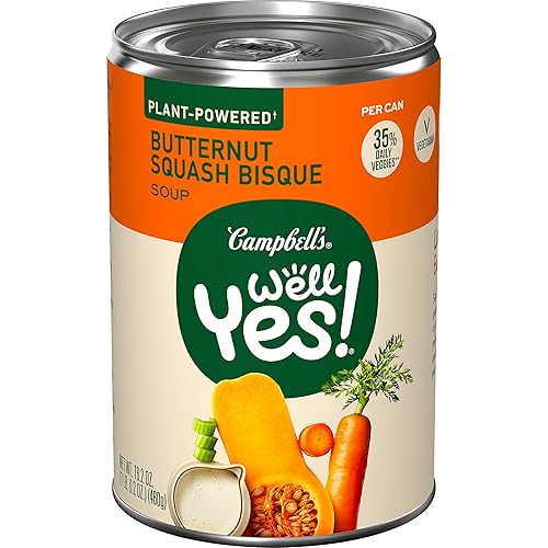 Campbells Well Yes Bisque de calabaza Butternut lata de 162 onzas