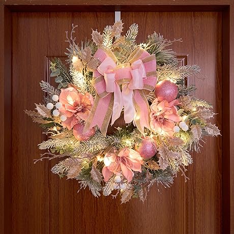 Christmas Wreath Rose Gold