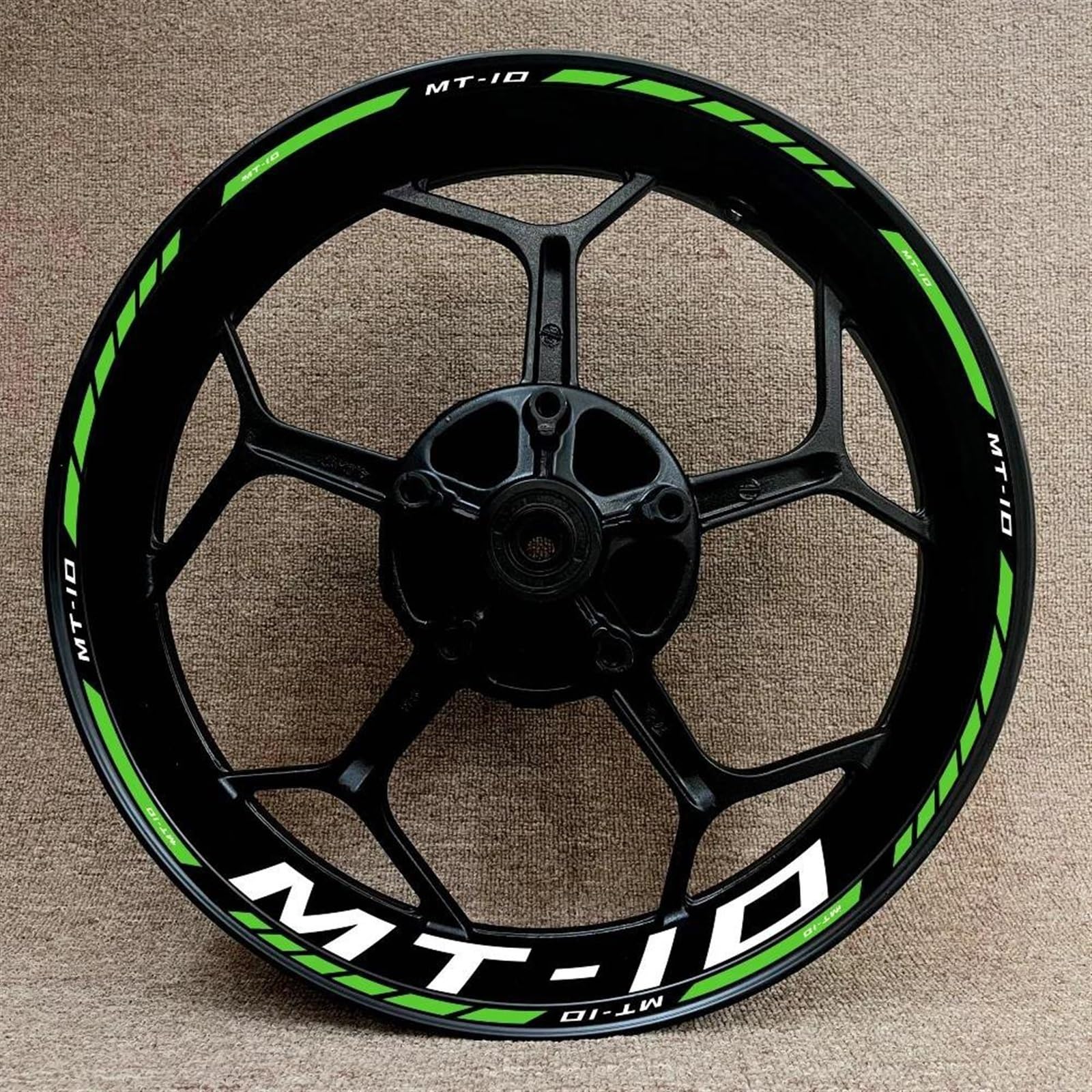 Stickers Motorcycle Accessories Reflective Rim Edge Stripes Wheel Stickers for MT-10 Mt10(Style 30)