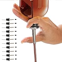 Vista 9 de A Bar Above Boquillas para verter botellas de alta calidad, vertedores de botellas a prueba de fugas, vertedor de velocidad de grado de barman