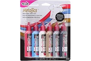 TULIP Dimensional Metallic Fabric Paint 6-Pack