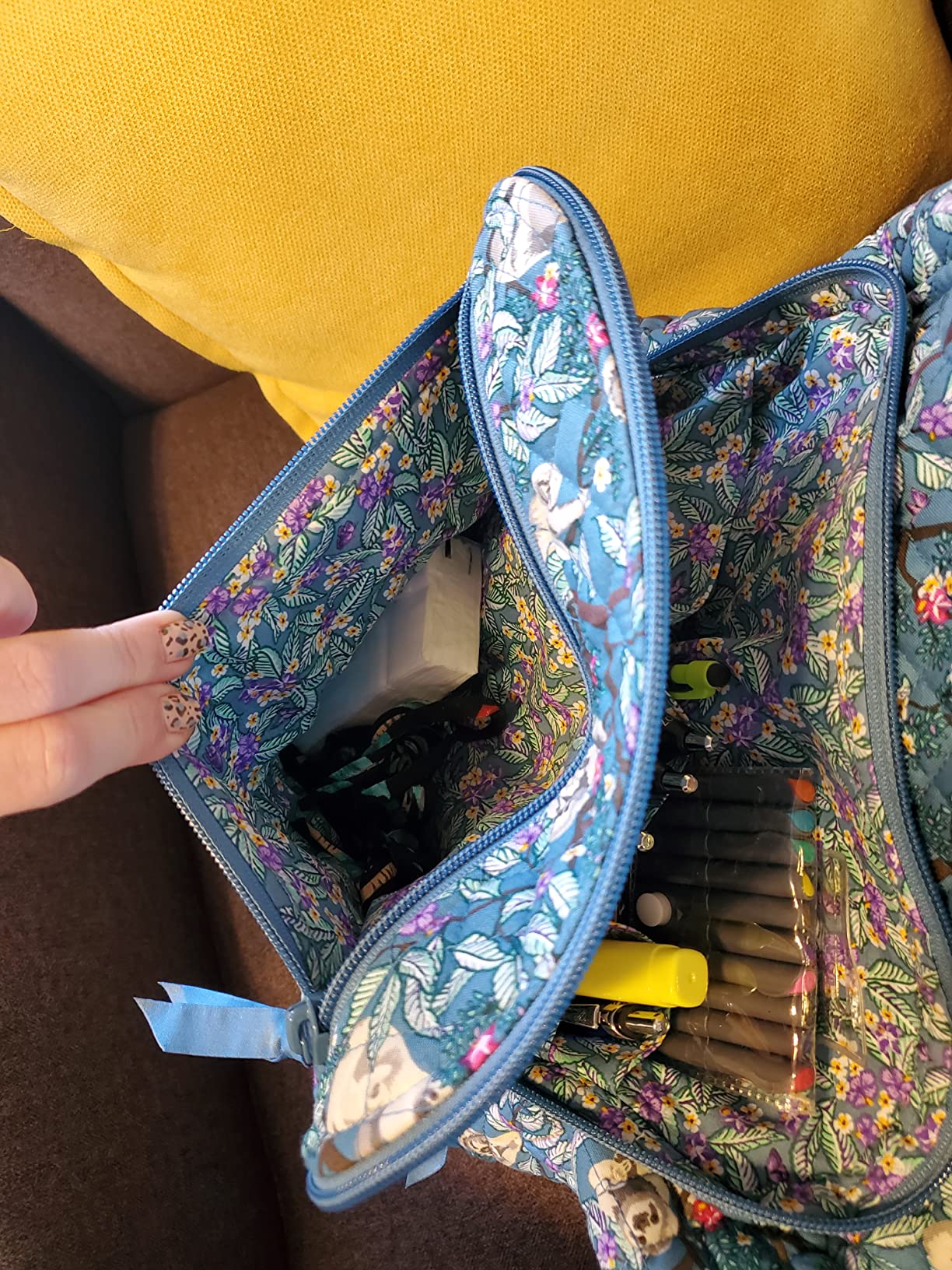 23/mo Finance Vera Bradley Women's Signature Cotton Campus Backpack, Felicity Paisley, One