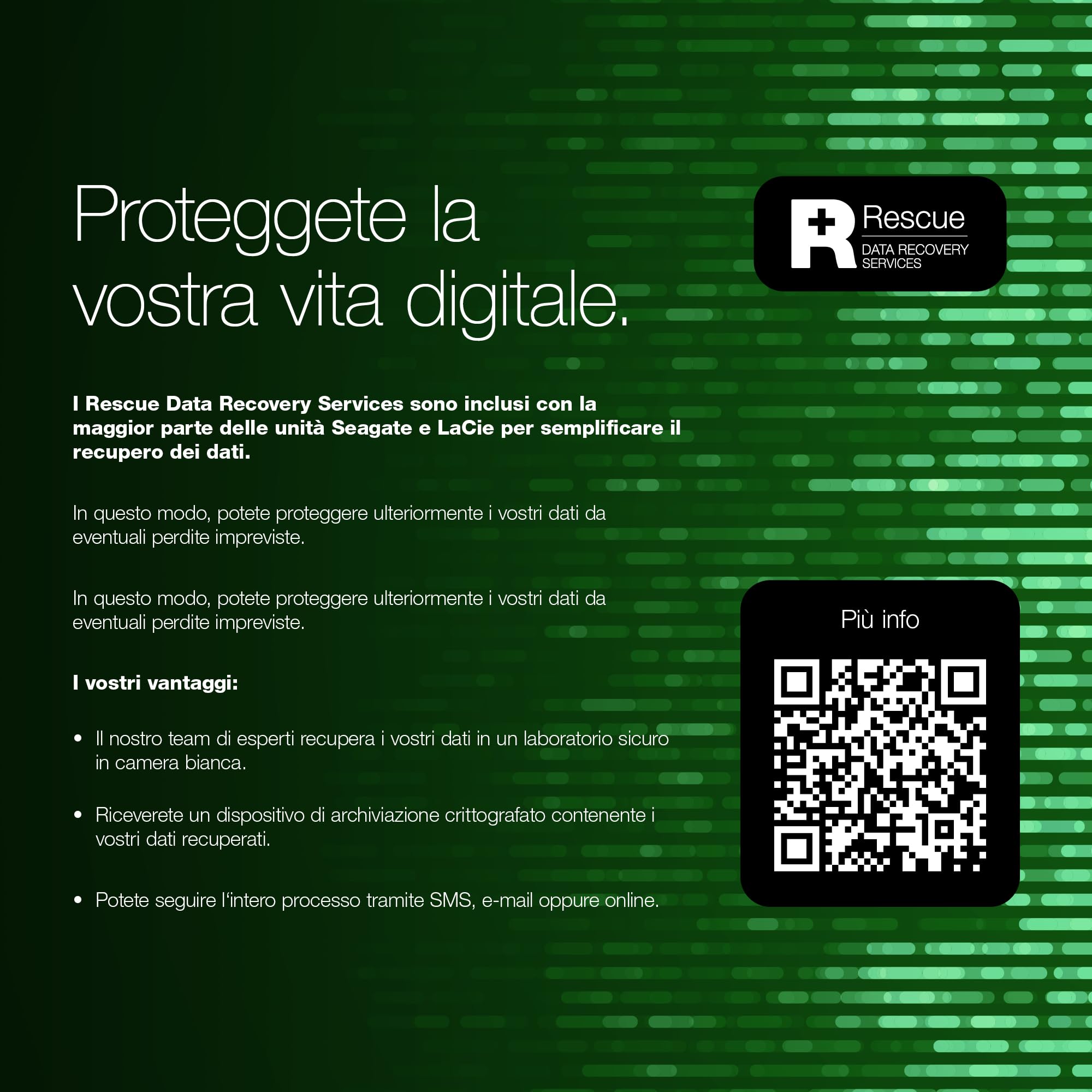 LaCie d2 Professional 24TB — USB‑C Hard disk esterno desktop, per Mac e Windows — Rescue Data Recovery incluso