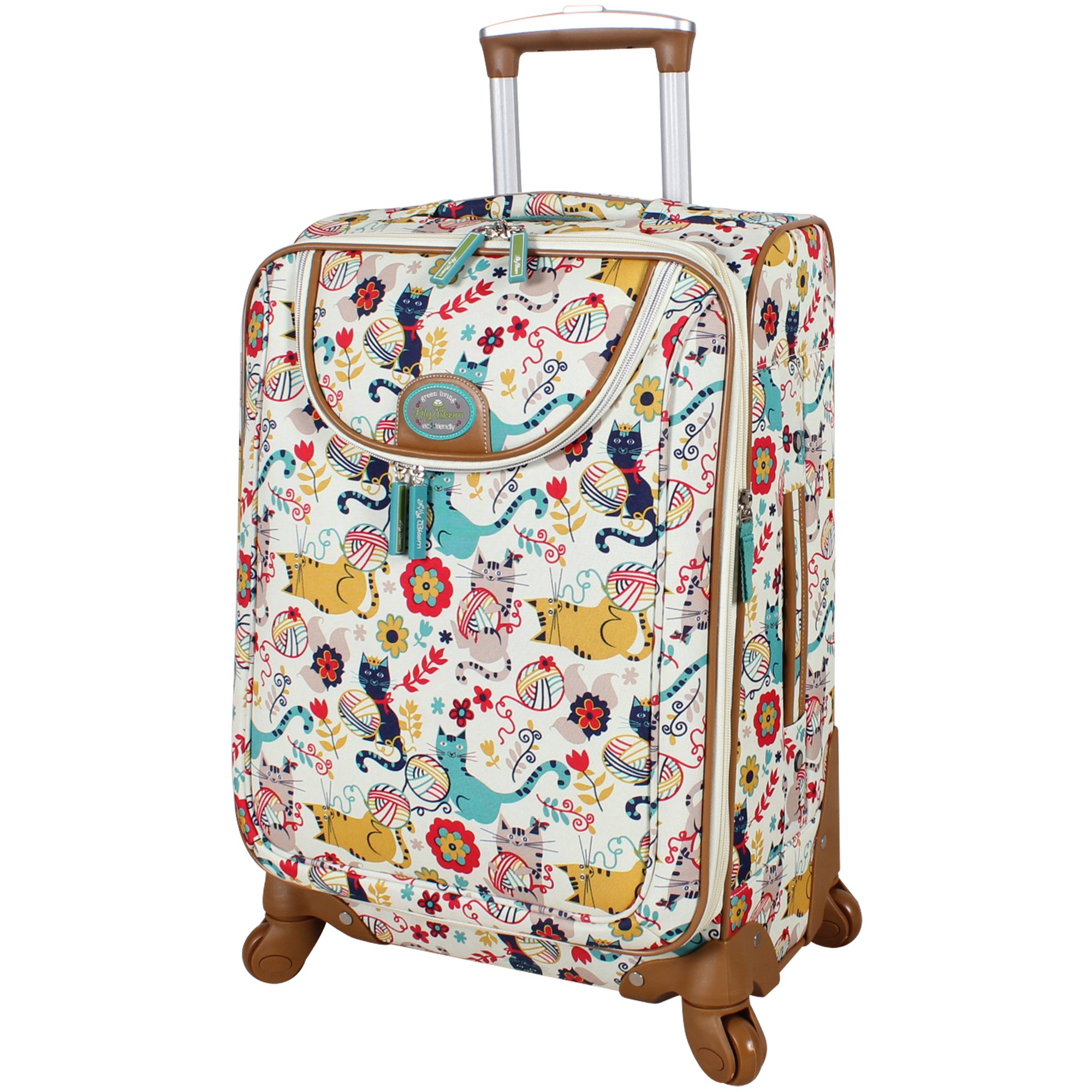 Amazon.com | Lily Bloom Design Pattern Carry On Luggage with