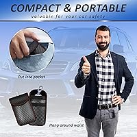 Vista 6 de Faraday - 2 bolsas para llaves de automóvil, bolsa de bloqueo de señal RFID, protector antirrobo, funda bloqueadora de señal de teléfono celular