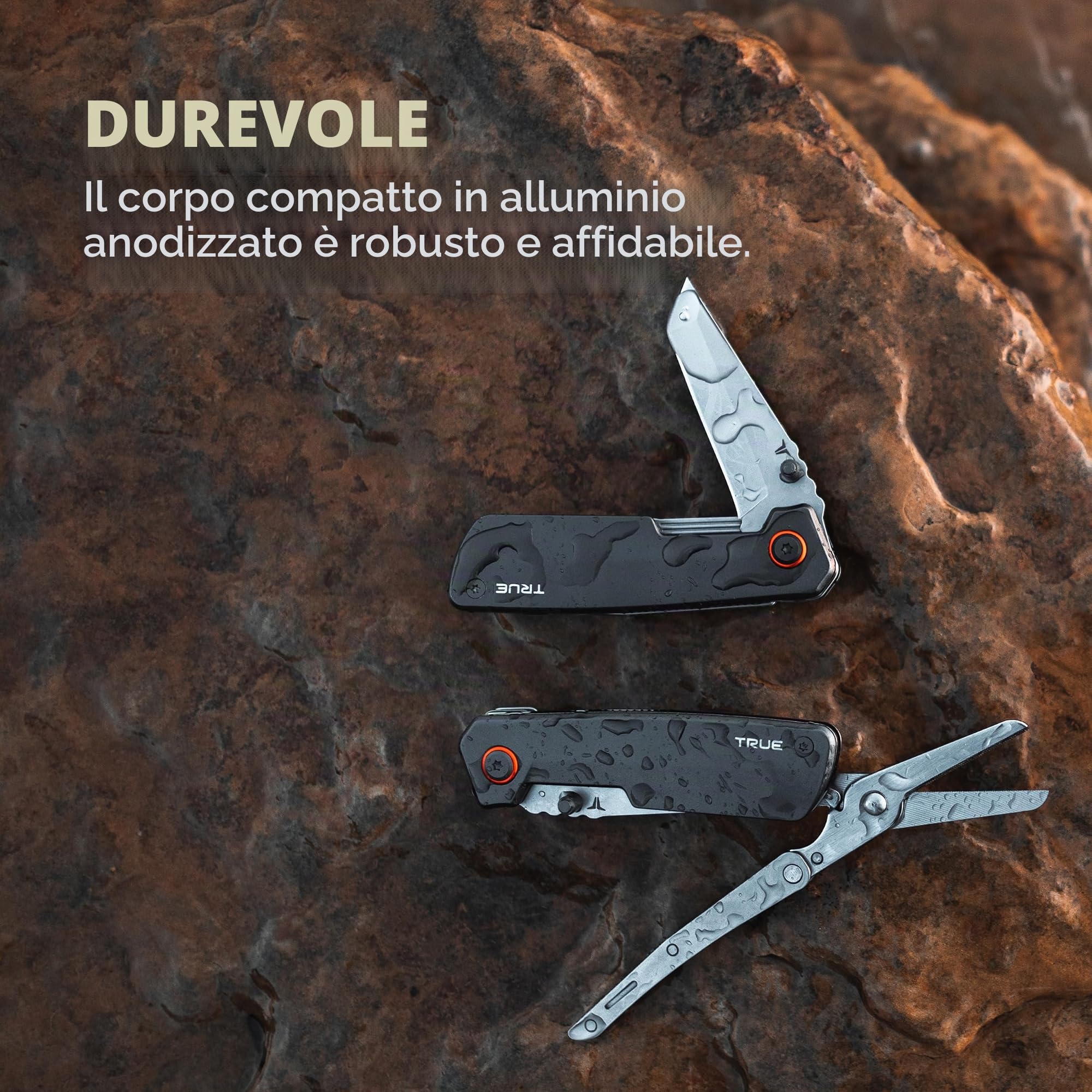 True Utility Dual Cutter - Attrezzi da lavoro - Strumento da taglio due in uno - Coltello multiuso
