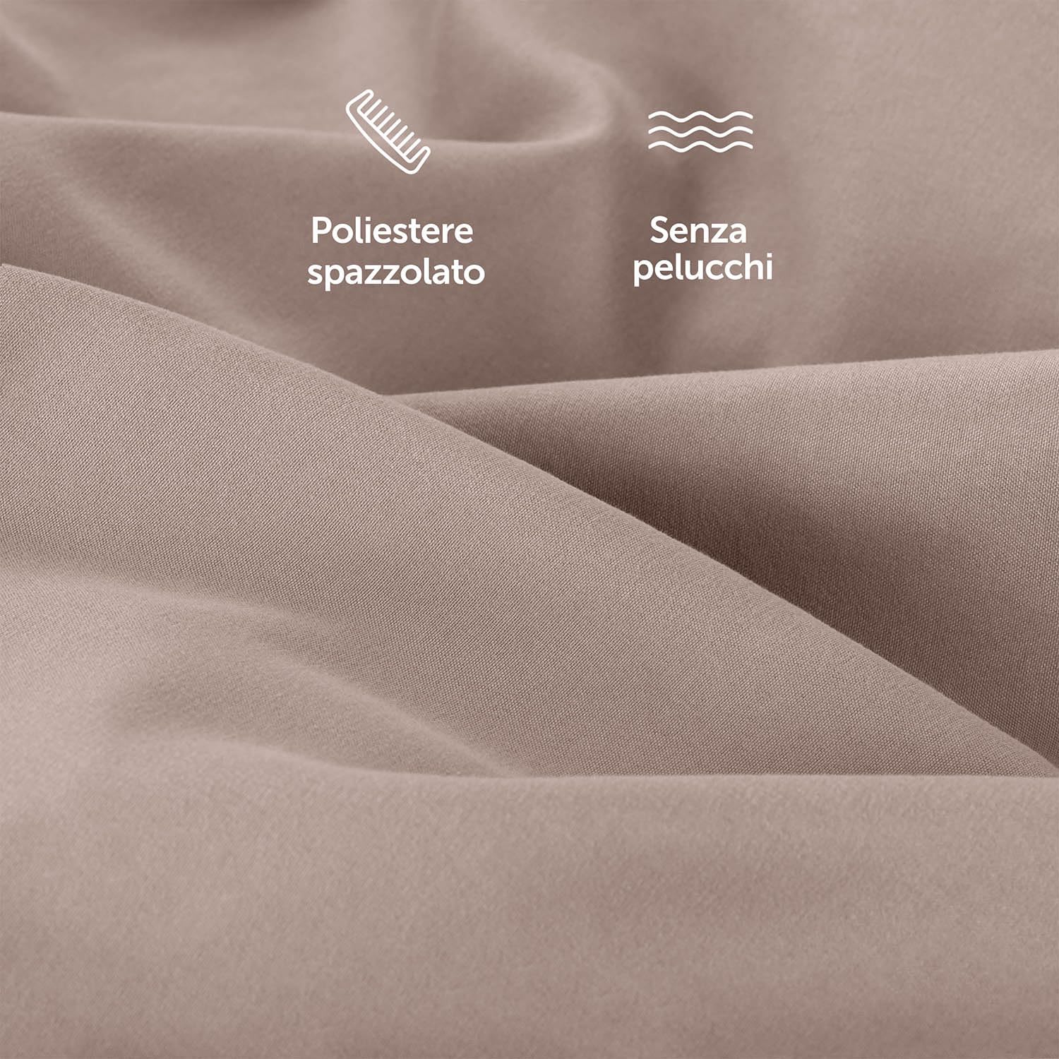 Blumtal Federe Cuscini Divano 40x60 cm - Set di Copricuscini per Divani in Microfibra a 2 Pezzi con Chiusura a Zip, certificati Oeko-Tex, extra morbidi e lavabili - Tortora