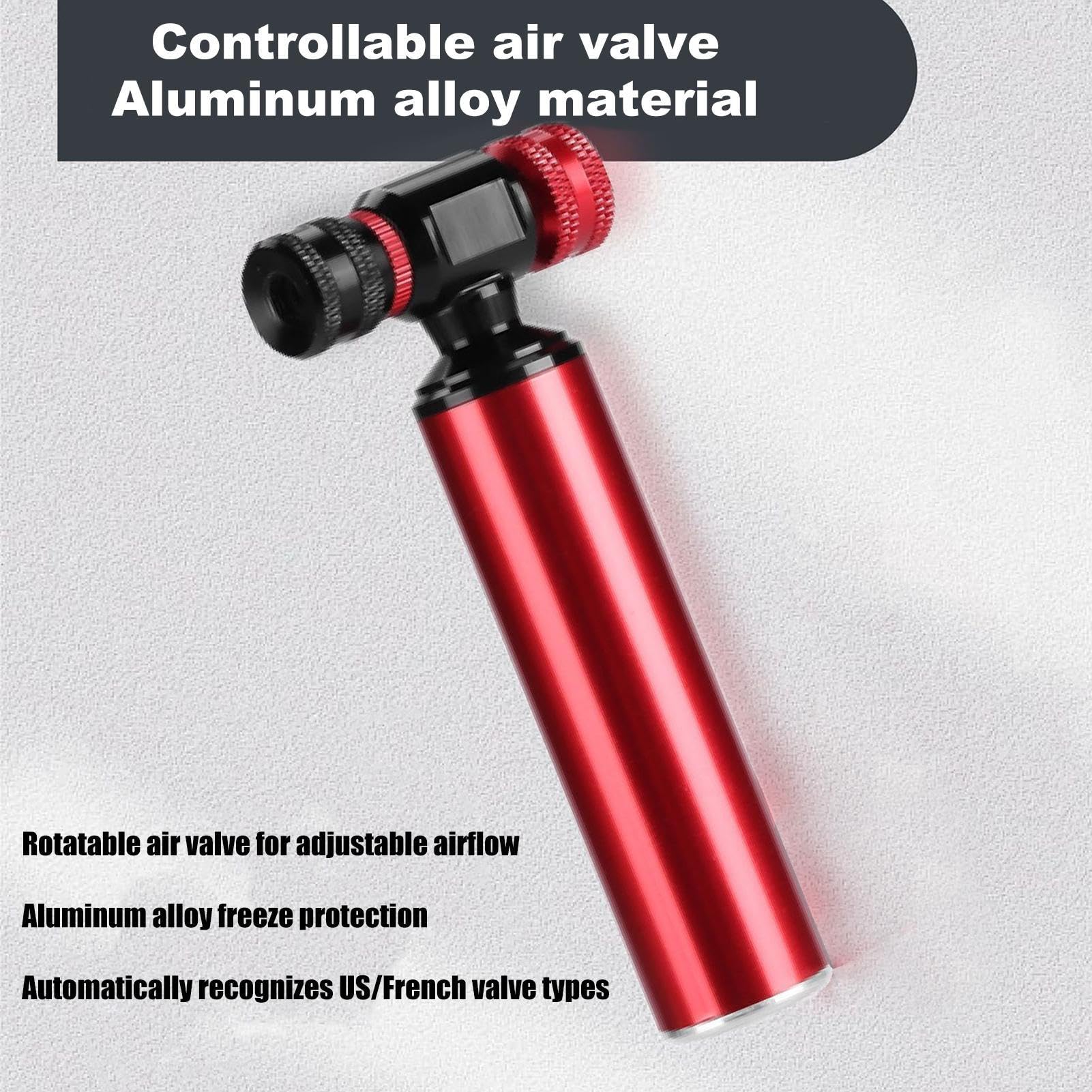Gonfiatore Pneumatici Attrezzi Ruote | Gonfiatore Bici Pneumatici Portatile Ciclismo, Corsa, Sport, Moto, Scooter, Viaggio, Outdoor, Avventura