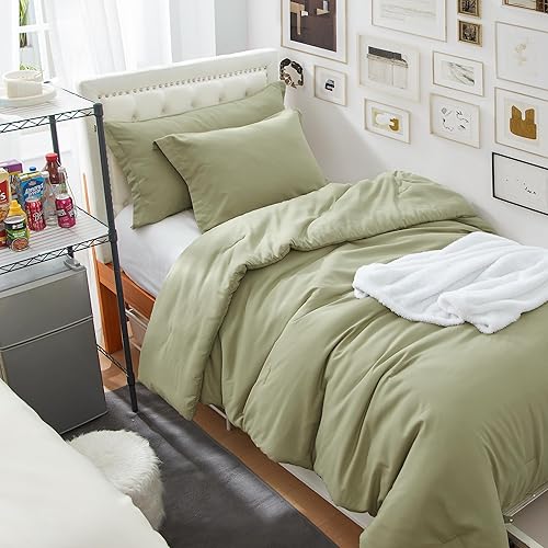 Dorm Haul Cozy College - Juego de edredón - Ropa de cama individual XL - Jet Stream