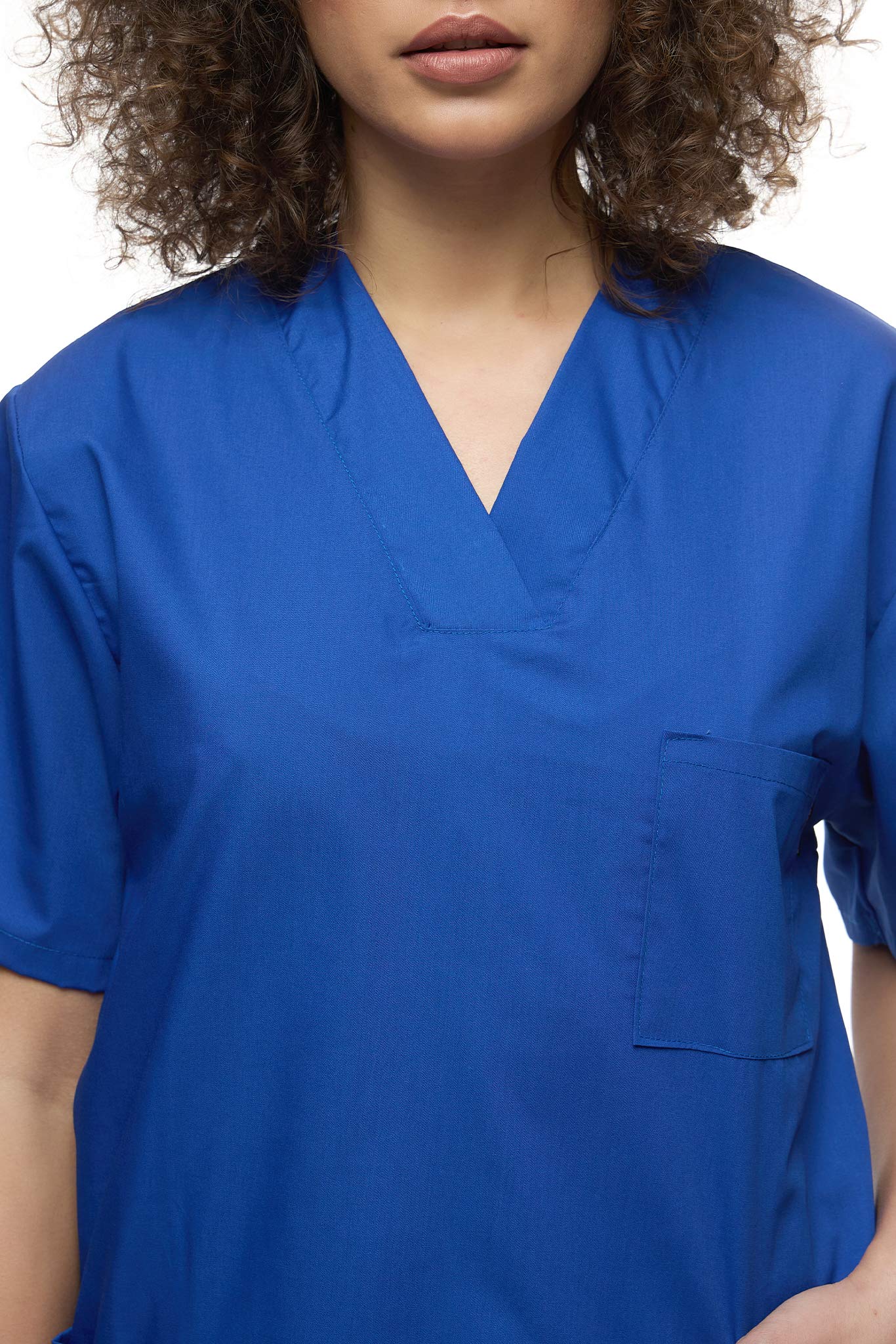 Mazalat, Uniforme médico unisex con casaca y pantalón, kit de limpieza médica para cuidado de la ropa de trabajo
