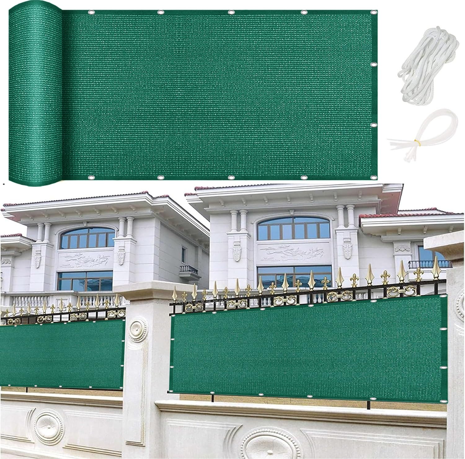 Sun Shade Sail Garden Sunshade 70x1000cm, Sun Shading Shade Shade Tarpaulin, Hdpe Plastic, Windproof, Breathable Awning Sunshades, Sun Sail Canopy Mesh Shade Cloth, For Terrace, Lawn, Garden, Dark