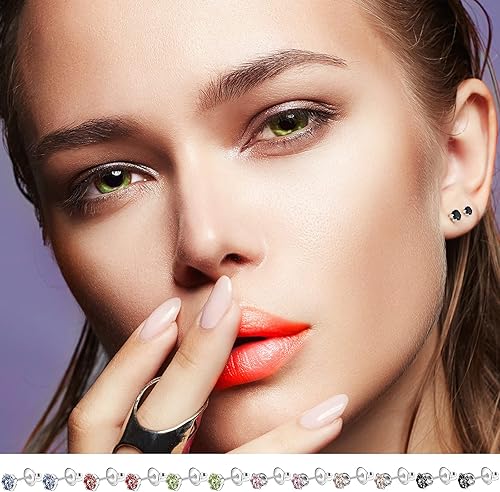 Miniatura 7 de Chumia Juego de 12 pistolas desechables para perforación de oreja, sin dolor, de fácil uso, con 12 piercings de oreja, kit de pistola de perforación