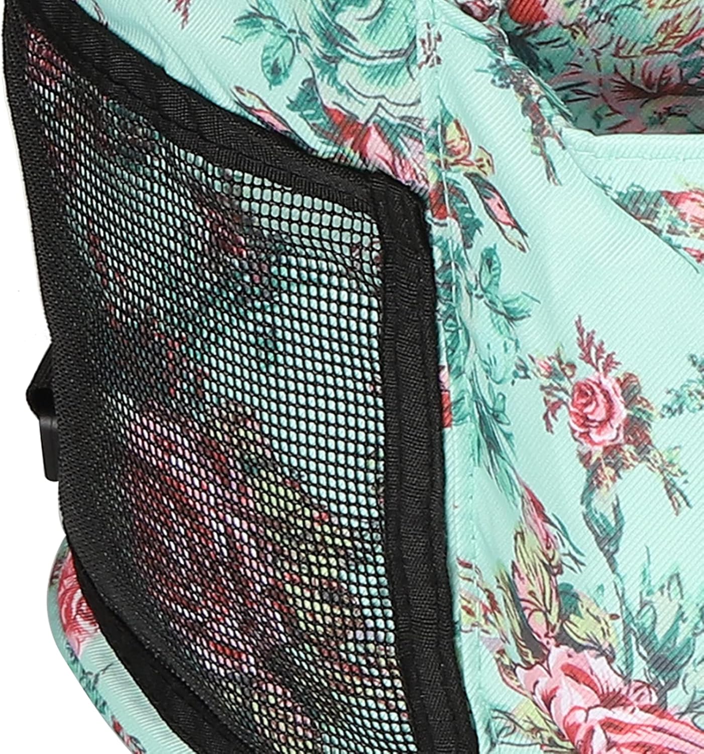 Pssopp 2Pcs Portable Woolen Yarn Storage Bag Knitting Bag, Yarn Storage Round Tote Bag, 600D Oxford Cloth Printing Multi-Pocket Hand Strap(Green Peony)