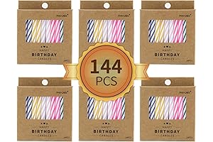 PHD CAKE Multicolor Spiral Birthday Candle
