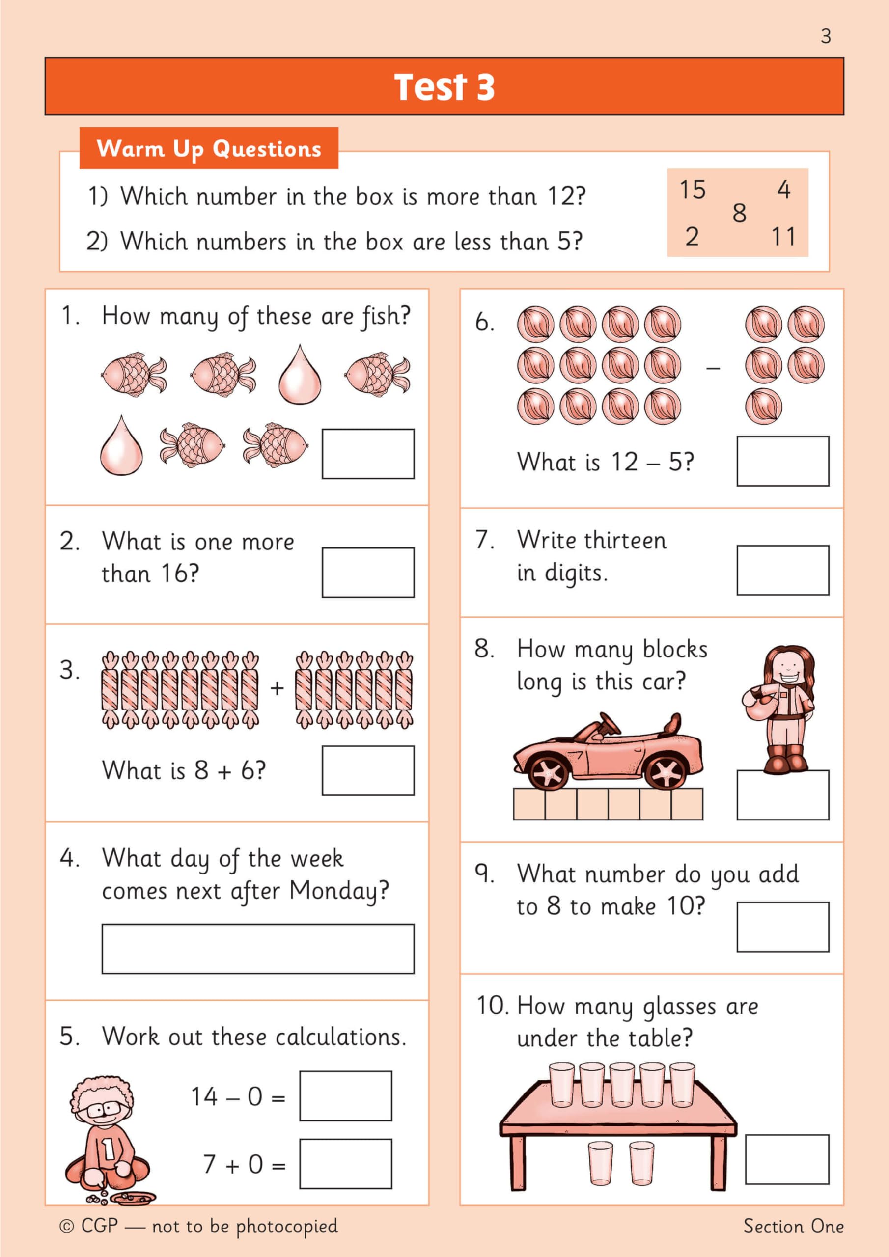 KS1 Maths Year 1 Mental Arithmetic Targeted Question Book (includes Online Answers & Audio Tests)