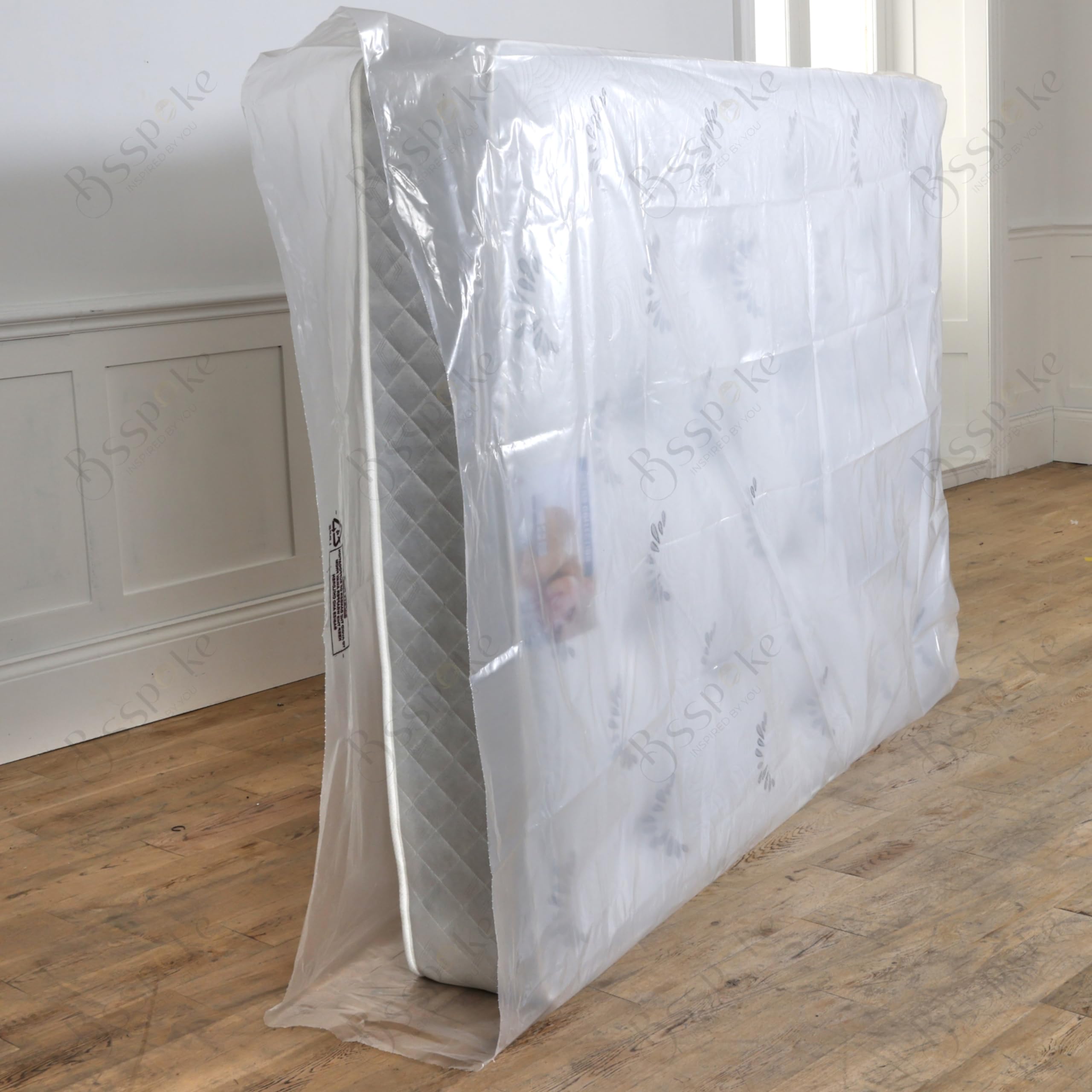 BSSPOKE 500 Guage Single Mattress Bags for Storage Durable Mattress Storage Bag for Moving & Storage, Perfect Fit