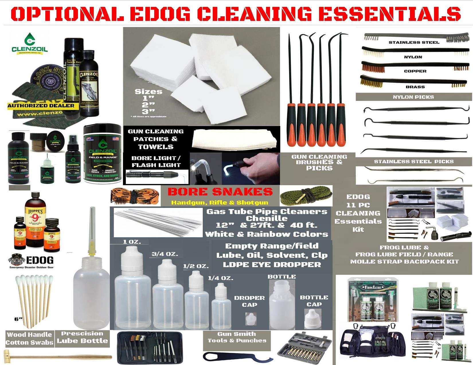 EDOG TP9 Gun Cleaning Mat Schematic (Exploded View) Diagram Compatible with Canik TP9 Series