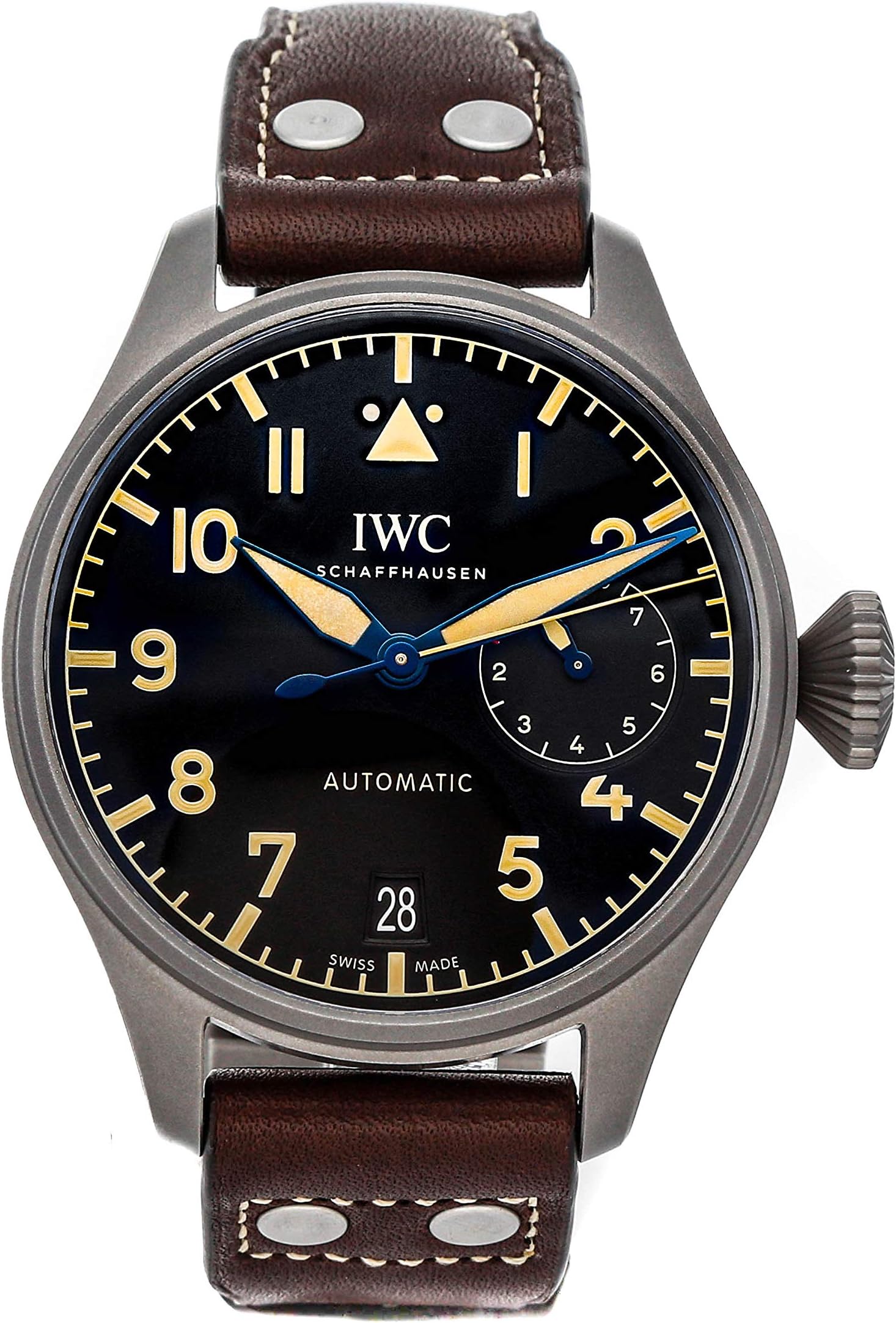Pilot Mechanical (Automatic) Black Dial Mens Watch IW5010-04 (Certified Pre-Owned)