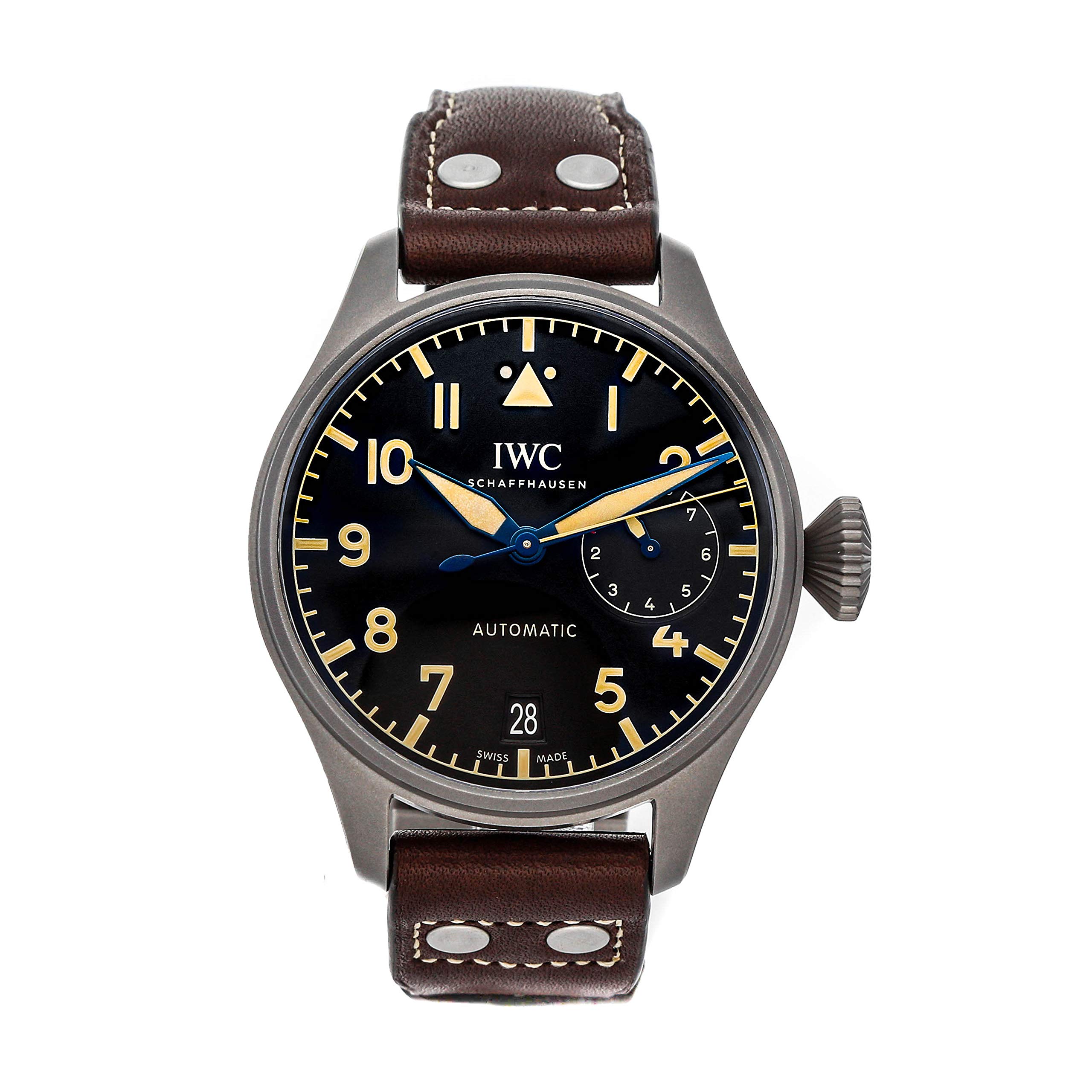Pilot Mechanical (Automatic) Black Dial Mens Watch IW5010-04 (Certified Pre-Owned)