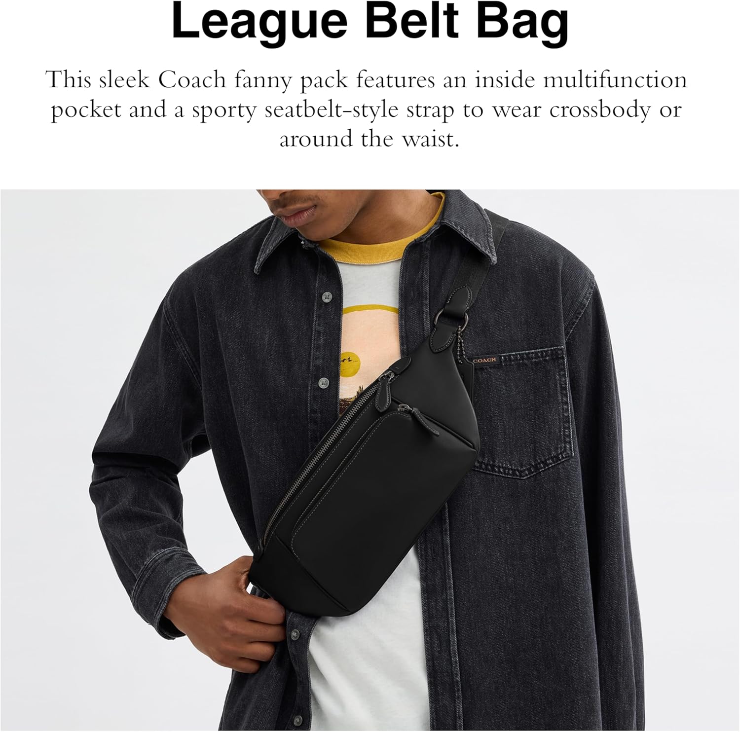 Buy Coach Men's League Belt Bag Online Togo Ubuy